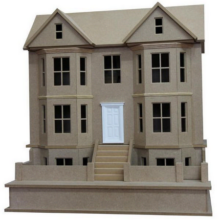 Bay View House Double- Unpainted Kit (1:24 scale)