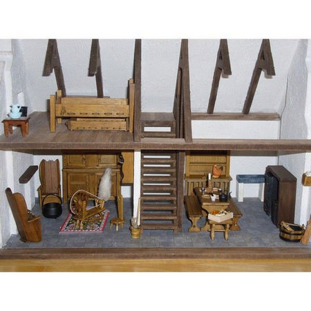 Crofters Cottage - Unpainted Kit 1:24 Scale #4