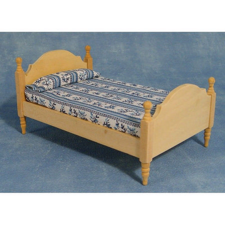 Natural Wood Single Bed