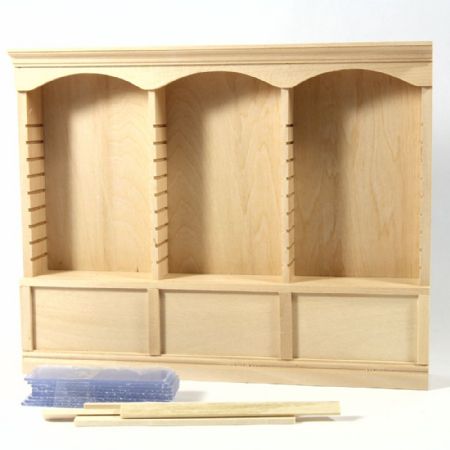 Triple Deluxe Dolls House Shelves