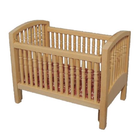 Large Cot - Plain Wood