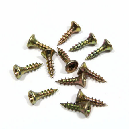 10mm Brass Screws x12