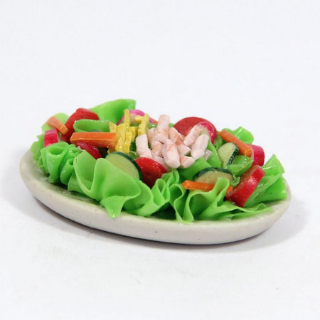 Large Ham Salad Platter for Dolls House