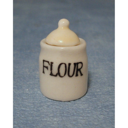 Glazed Flour Crock