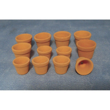 Terracotta Flower Pots x6 pairs