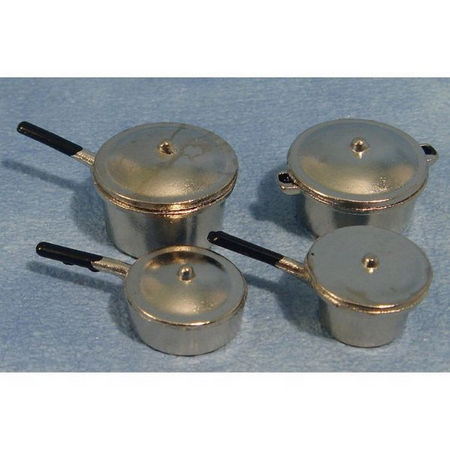 Dolls House Saucepan Set