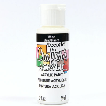 Crafters Acrylic - 59ml Acrylic Paint - White