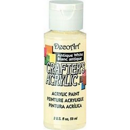 Crafters Acrylic - 59ml Acrylic - Antique White