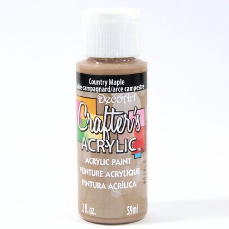 Crafters Acrylic - 59ml Acrylic - Country Maple