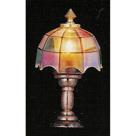 Tiffany Style Lamp - Multi-Coloured Shade (LT1012)