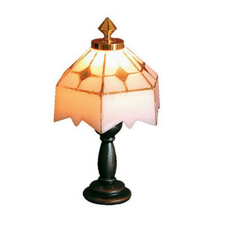 Tiffany Style Lamp - White Shade