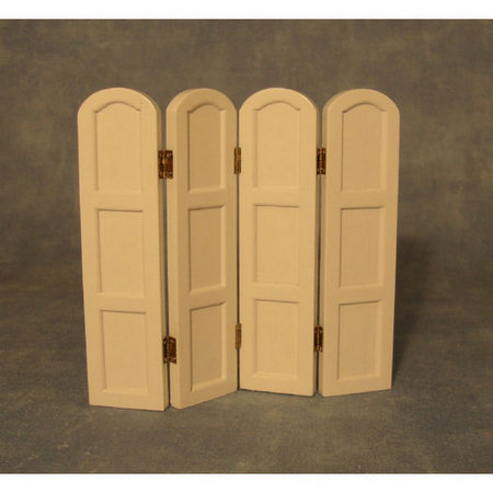 Dolls House 4 Panel White Screen