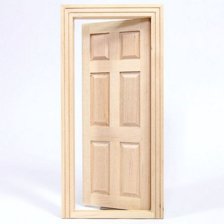 Wooden Interior Door for 1:12 Scale Dolls House (TC6007) #2