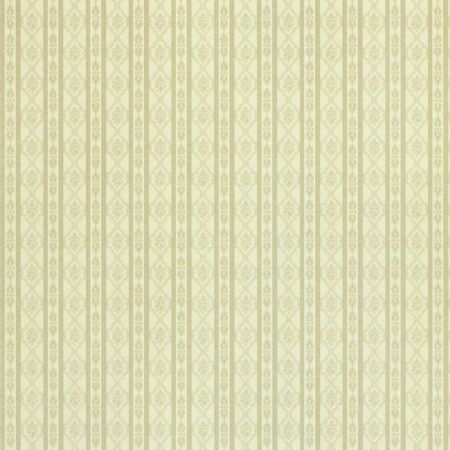 Palace Stripe Olive Dolls House Wallpaper