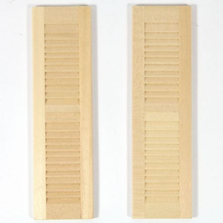 Pair of Louvre Shutters for 1:12 Scale Dolls House