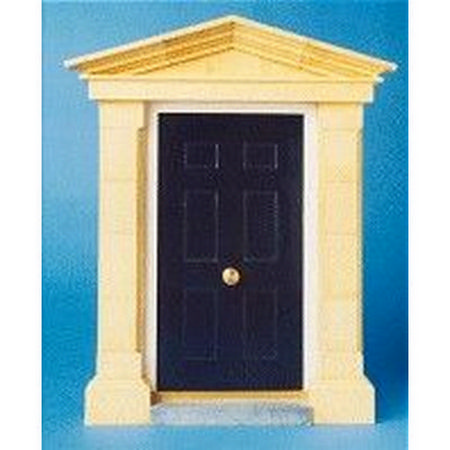 Large Georgian Front Door (Plastic) 1:12 scale #2