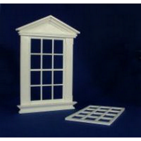 Georgian 12 Pane Window (Plastic) 1:12