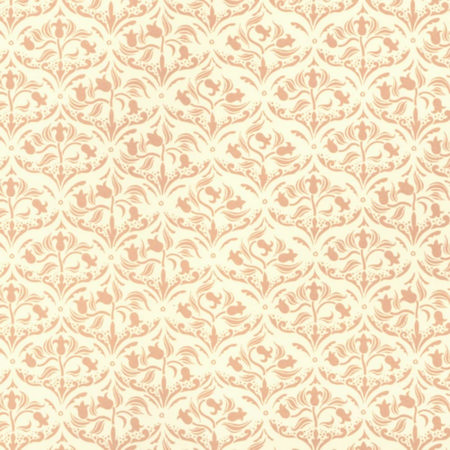 Tulip Arabesque Ivory Wallpaper