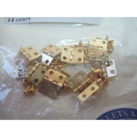 8mm Brass Hinges pack of 10 #2