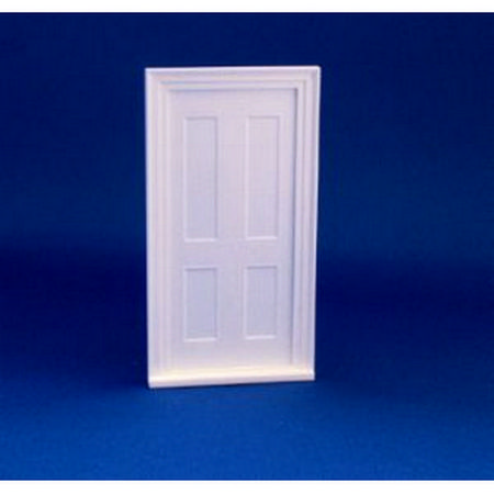 Victorian 4 Panel Front Door (Plastic) 1:24 scale