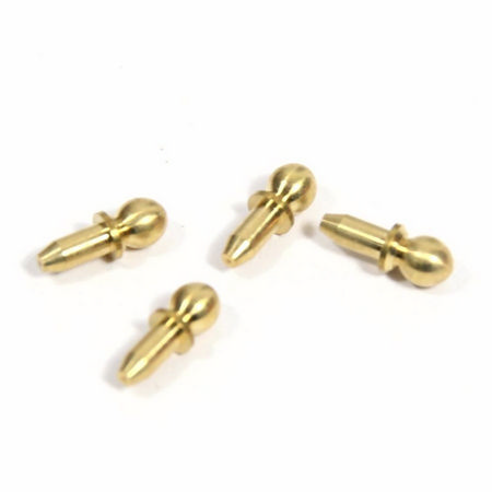 Brass Knobs x4 - 3.5mm