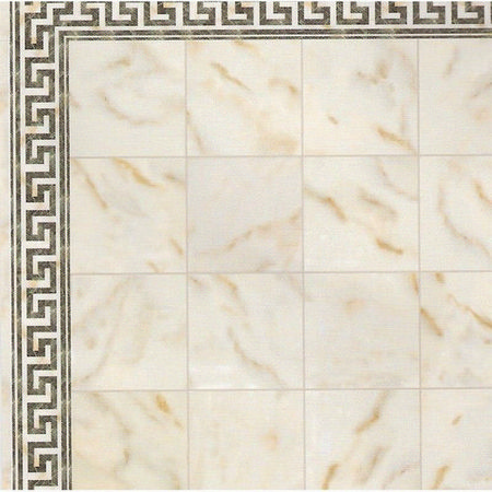 Light Marble Effect Tile Sheet - Gloss Card