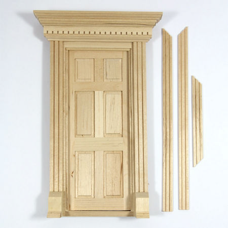 Dolls house cheap wooden front door