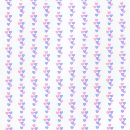 Hearts Pink & Lilac Wallpaper