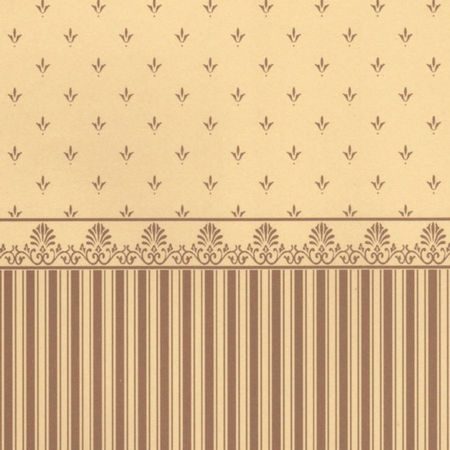 Grosvenor Gold/Beige Dolls House Wallpaper