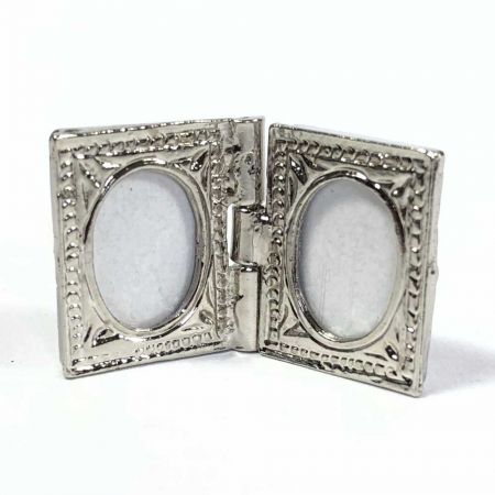 Silver Double Photo Frame