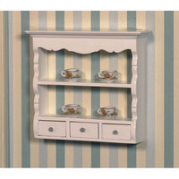 White Wall Shelf Unit