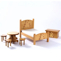 Childs Teddy Bear Bedroom Furniture Set