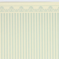 Majestic Stripe Blue Wallpaper - 1:24 Scale