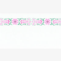 Glasgow Pink Dolls House Wallpaper Border