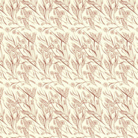 Hedgerow Brown Dolls House Wallpaper