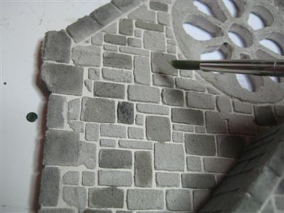 Dolls House Stone Detail Shading